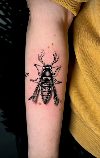 Explore red tattoo cover up ideas, creative tattoo ideas in Astoria, available at INKSTINCT NYC