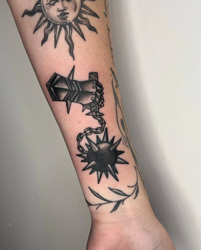 Explore simple bat tattoo ideas, creative tattoo ideas in Milwaukee, available at The Skin Museum