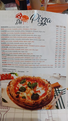 menu du Restaurant de hamburgers DII Pizza & Burgers à Nice