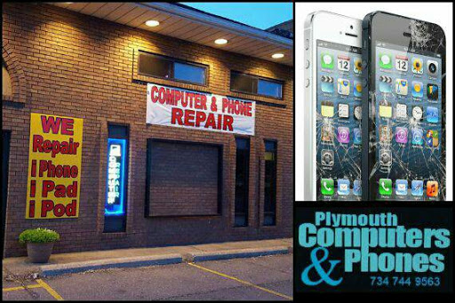 Phone Repair Service «Plymouth Computers & Phones», reviews and photos, 27840 Plymouth Rd, Livonia, MI 48150, USA