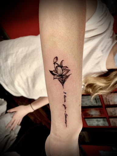 Explore cover up black tattoo ideas, creative tattoo ideas in New York, available at Redink Tattoo Studio