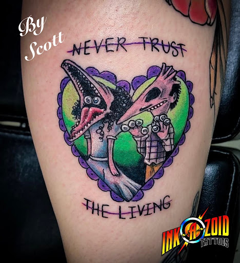 Explore tattoo cover up ideas, creative tattoo ideas in Kingsport, available at Ink-a-zoid Tattoos & Piercings