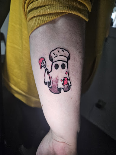 Explore mens christian tattoo ideas, creative tattoo ideas in Angola, available at Hoodlum Ink