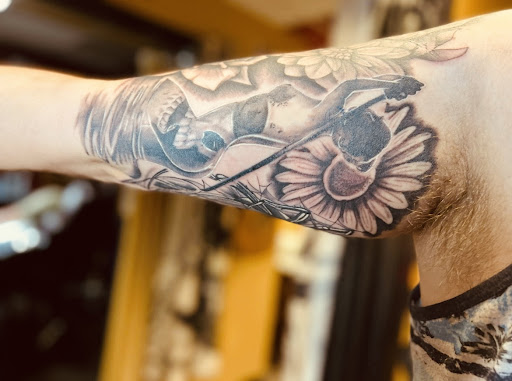 Explore virgo tattoo ideas, creative tattoo ideas in Warner Robins, available at Untold Pain Tattoo Studio