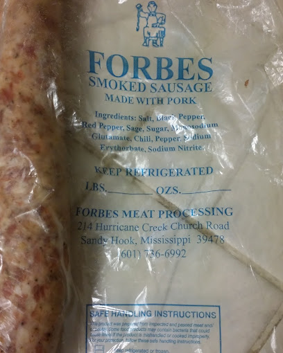 Forbes Meat Processing