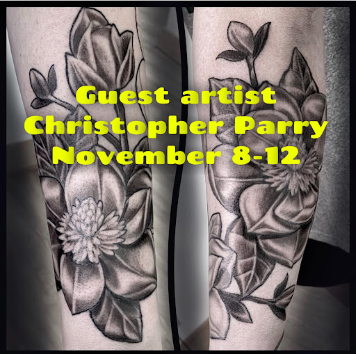 Explore lighthouse tattoo ideas, creative tattoo ideas in Marietta, available at The Queen Bee Tattoo and Piercing Parlour