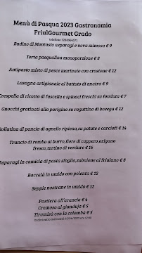 Friulgourmet Gastronomia à Grado carte