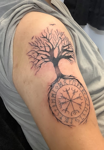 Explore forearm tattoo cover up ideas, creative tattoo ideas in Whitehall, available at Beachside Tattoos & Smoke Shop