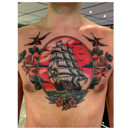 Explore leg sleeve tattoo ideas men, creative tattoo ideas in Buffalo, available at Modern Love