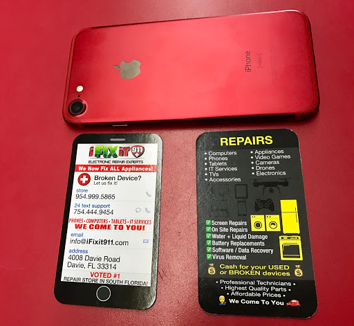 Electronics Repair Shop «iFixit911 Phone, PC, Tablet & Electronics Repairs», reviews and photos, 4008 SW 64th Ave, Davie, FL 33314, USA