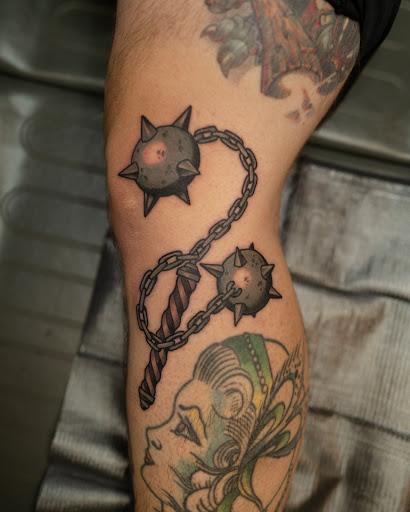 Explore small forearm tattoo ideas for guys, creative tattoo ideas in Bismarck, available at Alchemist Tattoo & Body Piercing