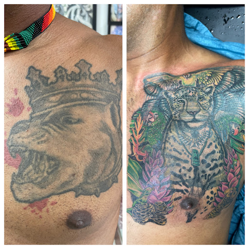 Find aquatic tattoo ideas for your next unique tattoo in Homestead at Born Lucky Tattoo Studio