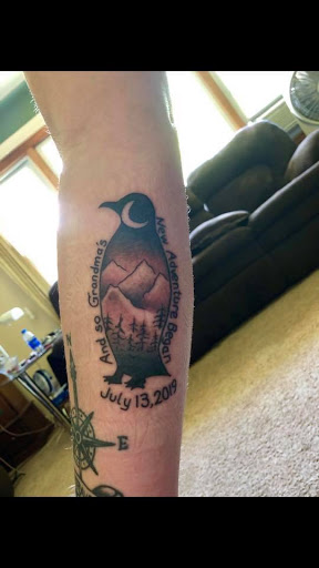 Explore back piece tattoo ideas, creative tattoo ideas in Houghton Lake, available at Screaming Eagle Tattoo