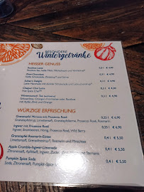 Carte du Bistro Café Zimt à Kleinostheim