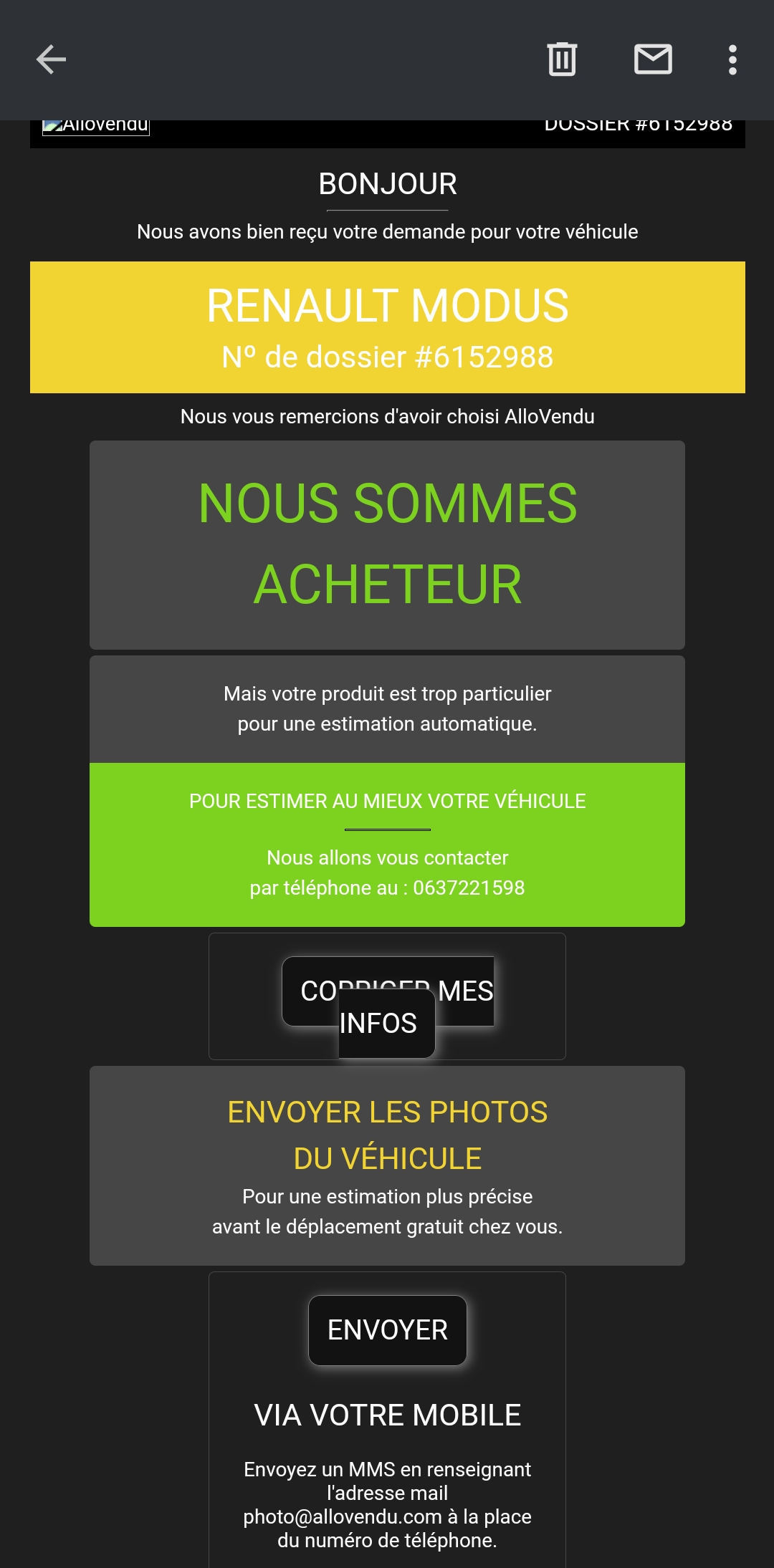 Photo n° 1 de l'avis de Adren.l fait le 13/12/2021 à 15:13