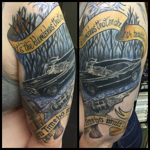 Explore anchor tattoo ideas, creative tattoo ideas in Addison, available at Cat Tattoo