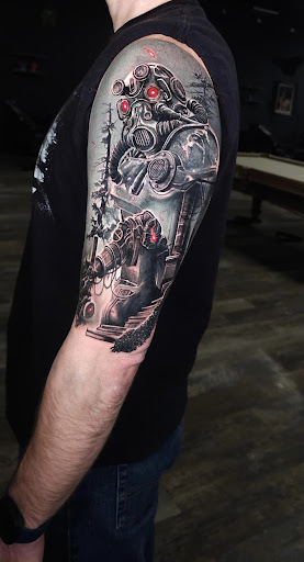 Explore funny matching tattoo ideas, creative tattoo ideas in Bensalem, available at Philly Joe Tattoo Studio