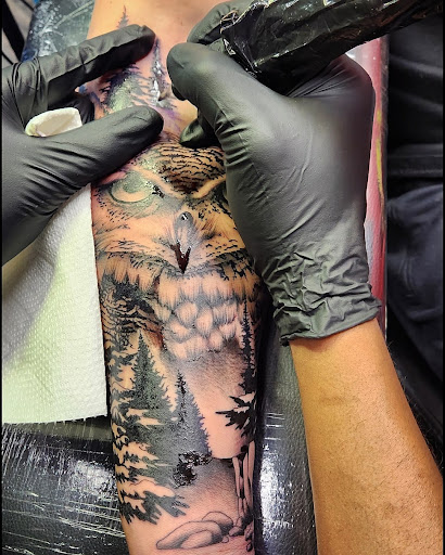Explore diesel mechanic tattoo ideas, creative tattoo ideas in Anchorage, available at SDITATTOO, LLC