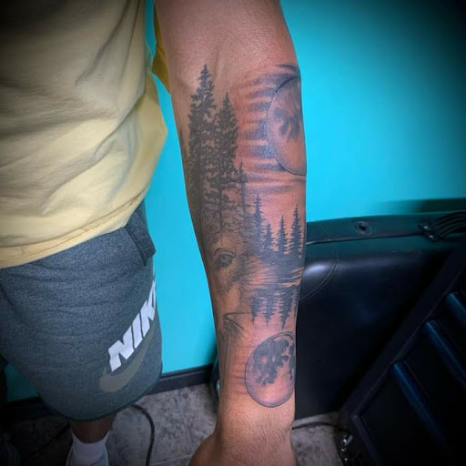 Explore arrow tattoo ideas, creative tattoo ideas in Wooster, available at Iron Rose Tattoo Company