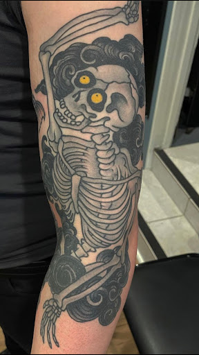 Explore hitchhiker's guide to the galaxy tattoo ideas, creative tattoo ideas in Pittsburgh, available at Pittsburgh Tattoo Art Museum