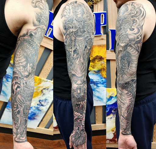 Explore animal crossing tattoo ideas, creative tattoo ideas in Seattle, available at Dragon Tattoo