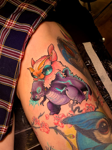 Find western cowboy tattoo ideas for your next unique tattoo in Tallmadge at Killjoy tattoo