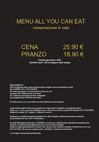 Heshi Sushi à Nettuno menu