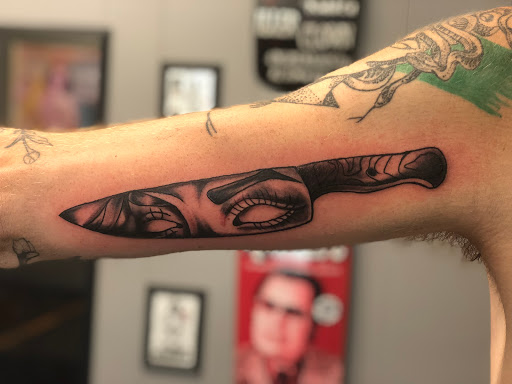 Explore stick n poke tattoo ideas, creative tattoo ideas in Barberton, available at Magic City Tattoo Company