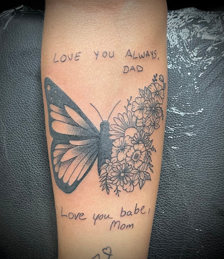 Explore grapevine tattoo ideas, creative tattoo ideas in Northern Cambria, available at Chey Kline Tattoos LLC