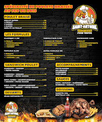 Menu / carte de Mpb poulet braisé à Marseille