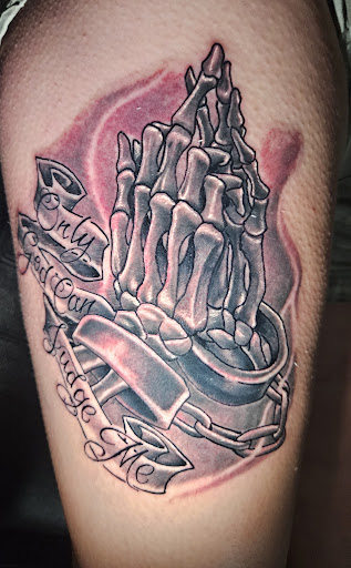 Explore women's arm tattoo ideas, creative tattoo ideas in Angola, available at Hoodlum Ink