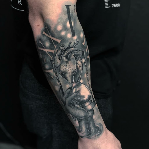 Explore mens tattoo filler ideas, creative tattoo ideas in Miami, available at INKAHOLIK TATTOOS