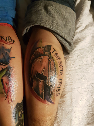 Explore tattoo filler ideas for sleeve, creative tattoo ideas in Boston, available at Boston Barber & Tattoo Co.