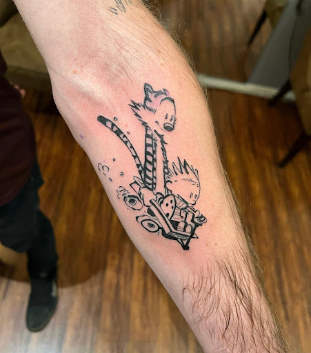 Explore moon and star tattoo ideas, creative tattoo ideas in Huntington Beach, available at Mechanical Concept Tattoo