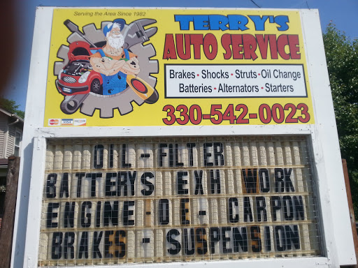 Terry's Auto Service in New Middletown, Ohio