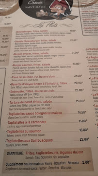 Restaurant La Dent Creuse à Saint-Malo (le menu)