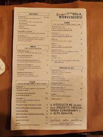 Kiosquito 46 à Riccione menu