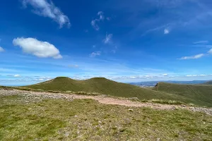 Pen y fan obelisk (highest mountain in South Wales) image