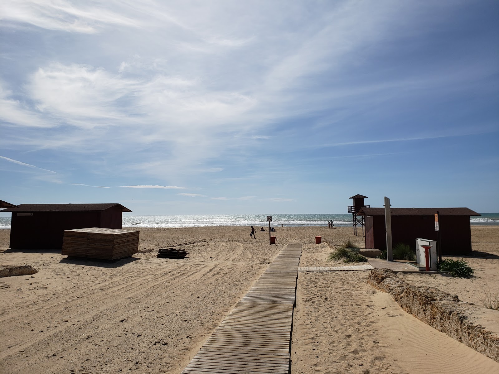 Foto von Playa el Chato mit heller sand Oberfläche