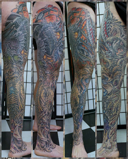 Explore calf tattoo ideas for women, creative tattoo ideas in Augusta, available at Mr. Tattoo