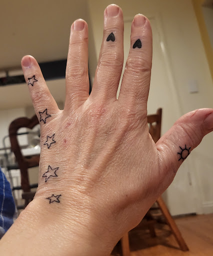 Explore abdomen tattoo ideas, creative tattoo ideas in Fremont, available at The Dogfather Tattoo Company