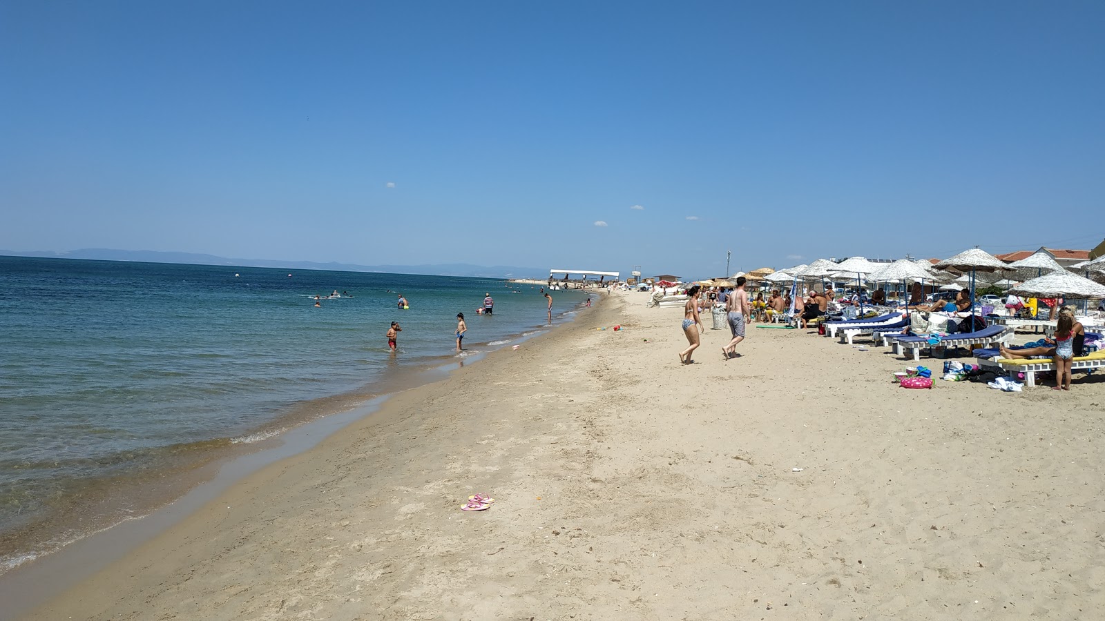 Enez beach'in fotoğrafı geniş plaj ile birlikte