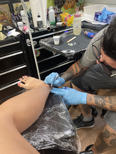 Explore vitiligo tattoo ideas, creative tattoo ideas in Media, available at Baker Street Tattoo