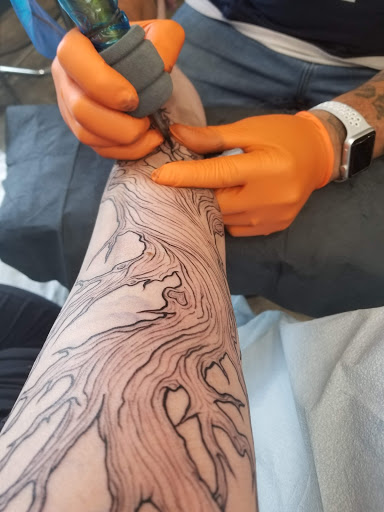 Explore women's collar bone tattoo ideas, creative tattoo ideas in Eureka, available at Primal Decor