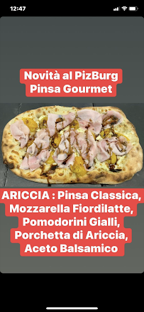 Pizburg Pizzeria Hamburgeria à Novate Milanese menu