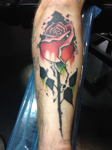 Explore love and war tattoo ideas, creative tattoo ideas in Portland, available at Art Immortal Tattoo and Piercing