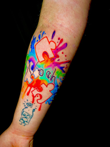 Explore autism tattoo ideas not puzzle, creative tattoo ideas in San Antonio, available at Ink & Iron Tattoos & Piercings