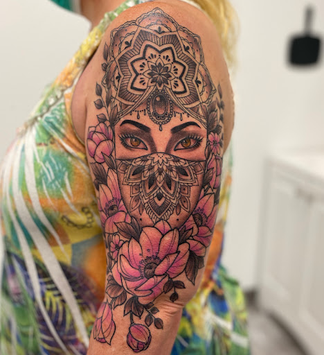 Explore detailed tattoo ideas, creative tattoo ideas in Arlington Heights, available at Space Cat Tattoo