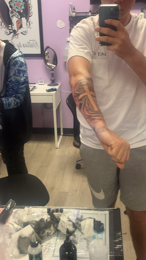Explore cigarette tattoo ideas, creative tattoo ideas in Easley, available at Peach Pit Tattoo