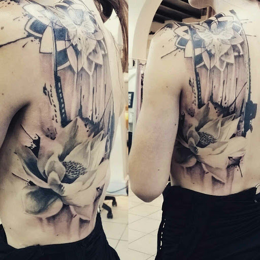 Explore mens full sleeve tattoo ideas, creative tattoo ideas in Chicago, available at Royal Flesh Tattoo and Piercing